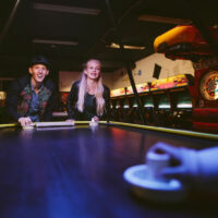 Palet air hockey